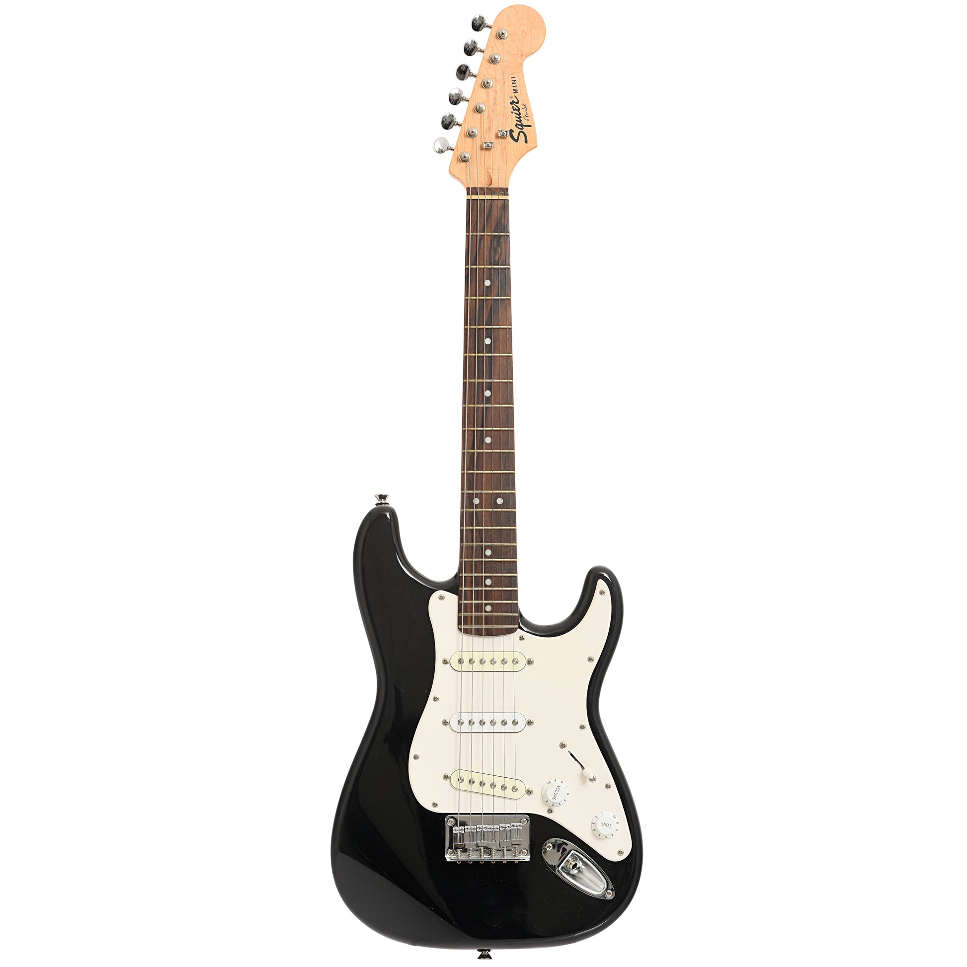 Fretboard of Squier Mini Stratocaster Electric Guitar (2016)