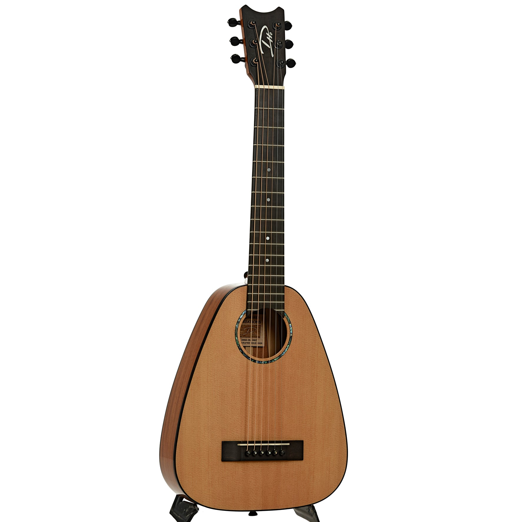 Full front and side of Romero Daniel Ho DH6S-SM Guitar