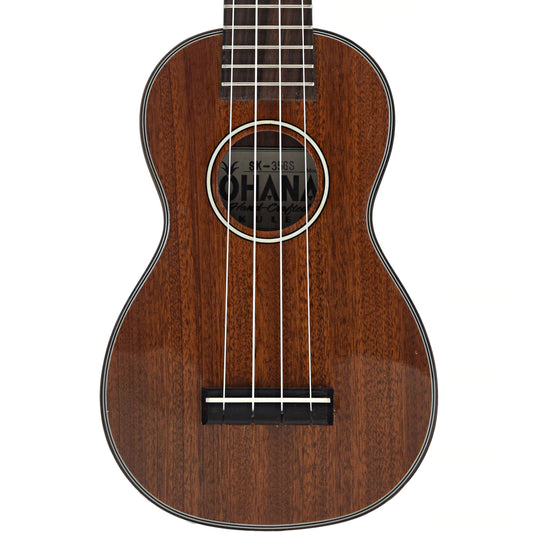 Front of Ohana SK-35GS Soprano Ukulele