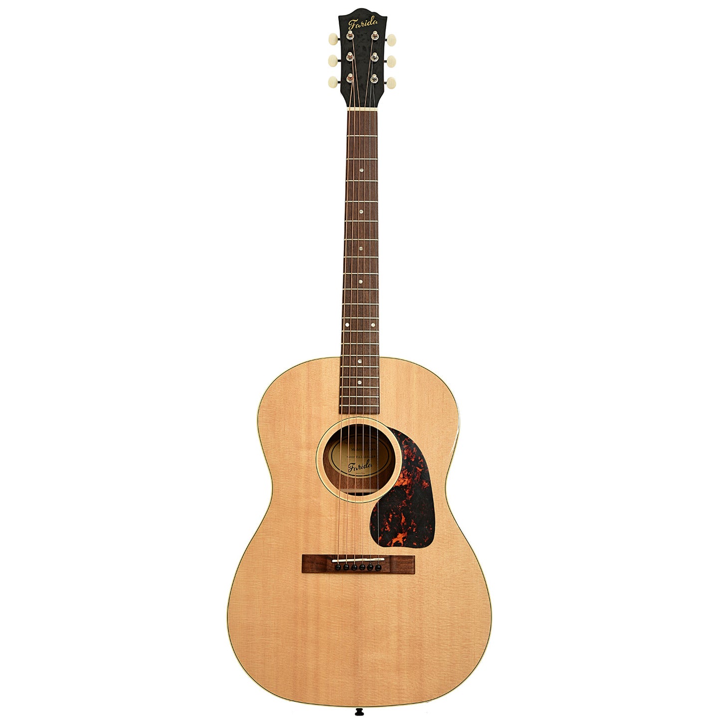 Full front of Farida Old Town Series OT-22 NA Acoustic Guitar 