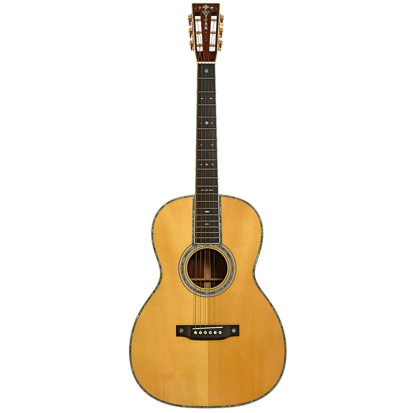 Full front of Martin 000-42 Custom Shop 12-Fret Madagascar Acoustic Guitar 