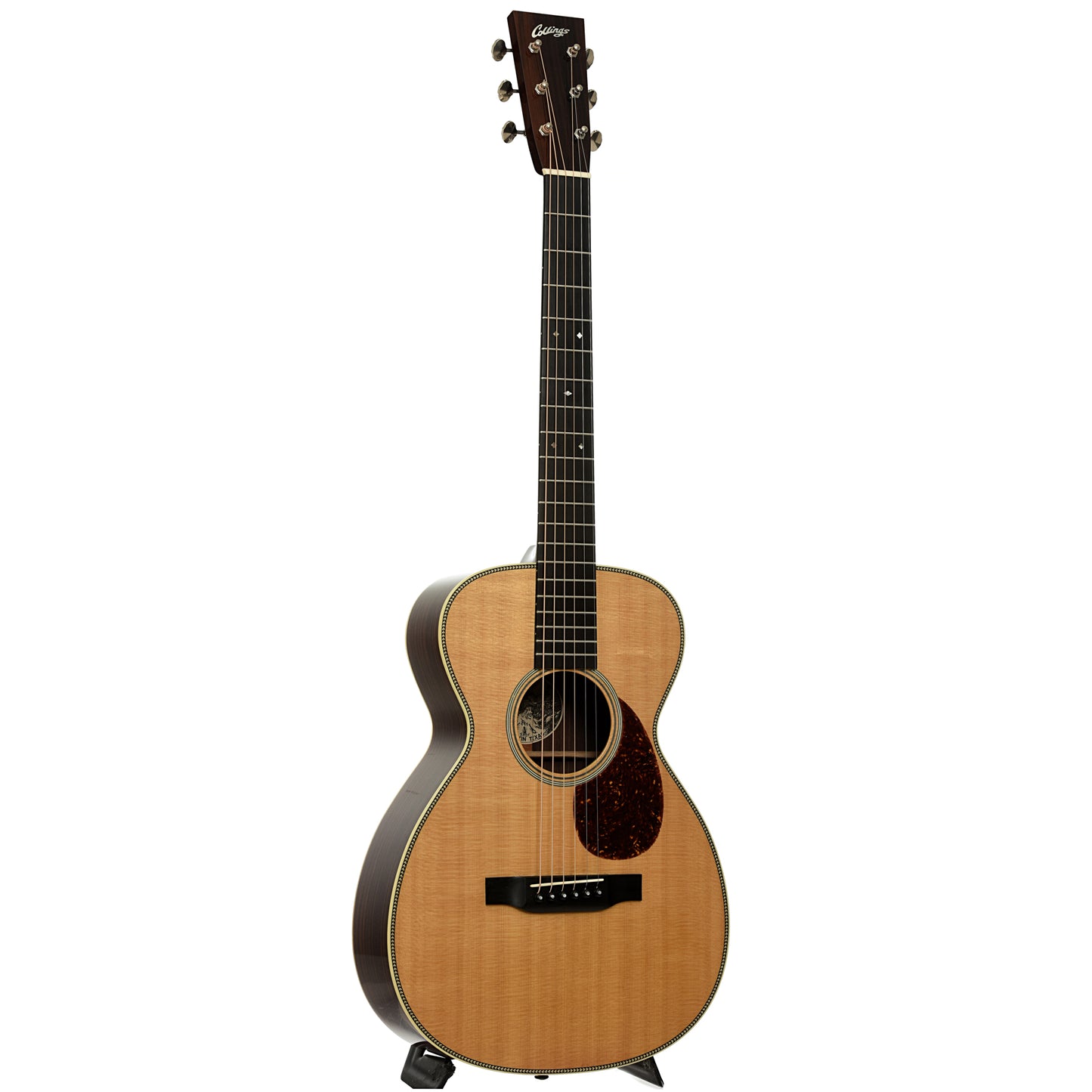 Full front and side of Collings Baby 2H 3/4 Size Acoustic Guitar