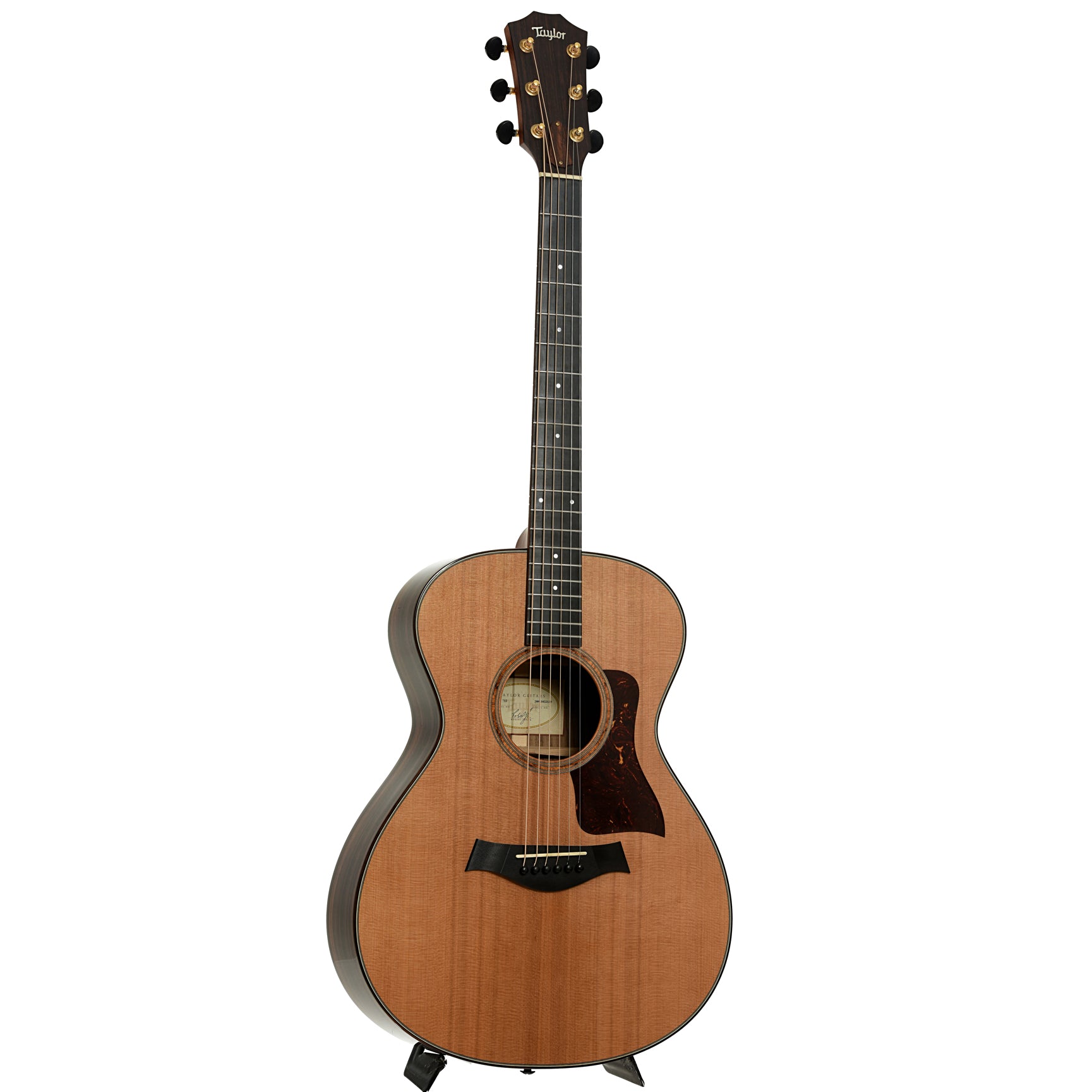 Full front and side of Taylor 712 Acoustic Guitar 