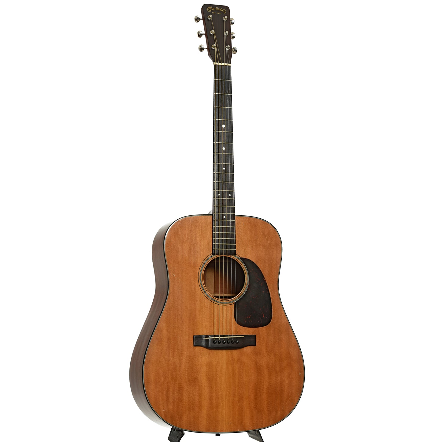 Full front and side of Martin D-18 Acoustic Guitar 