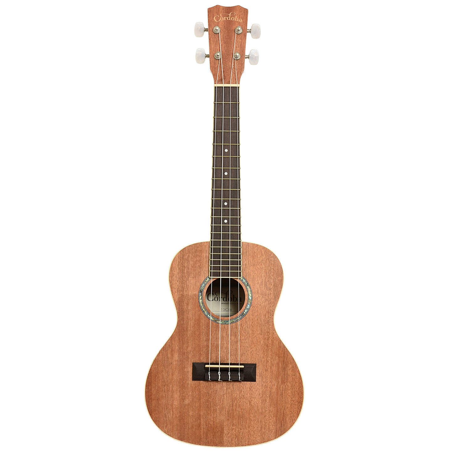 Full front of Cordoba CM15 Concert Ukulele 