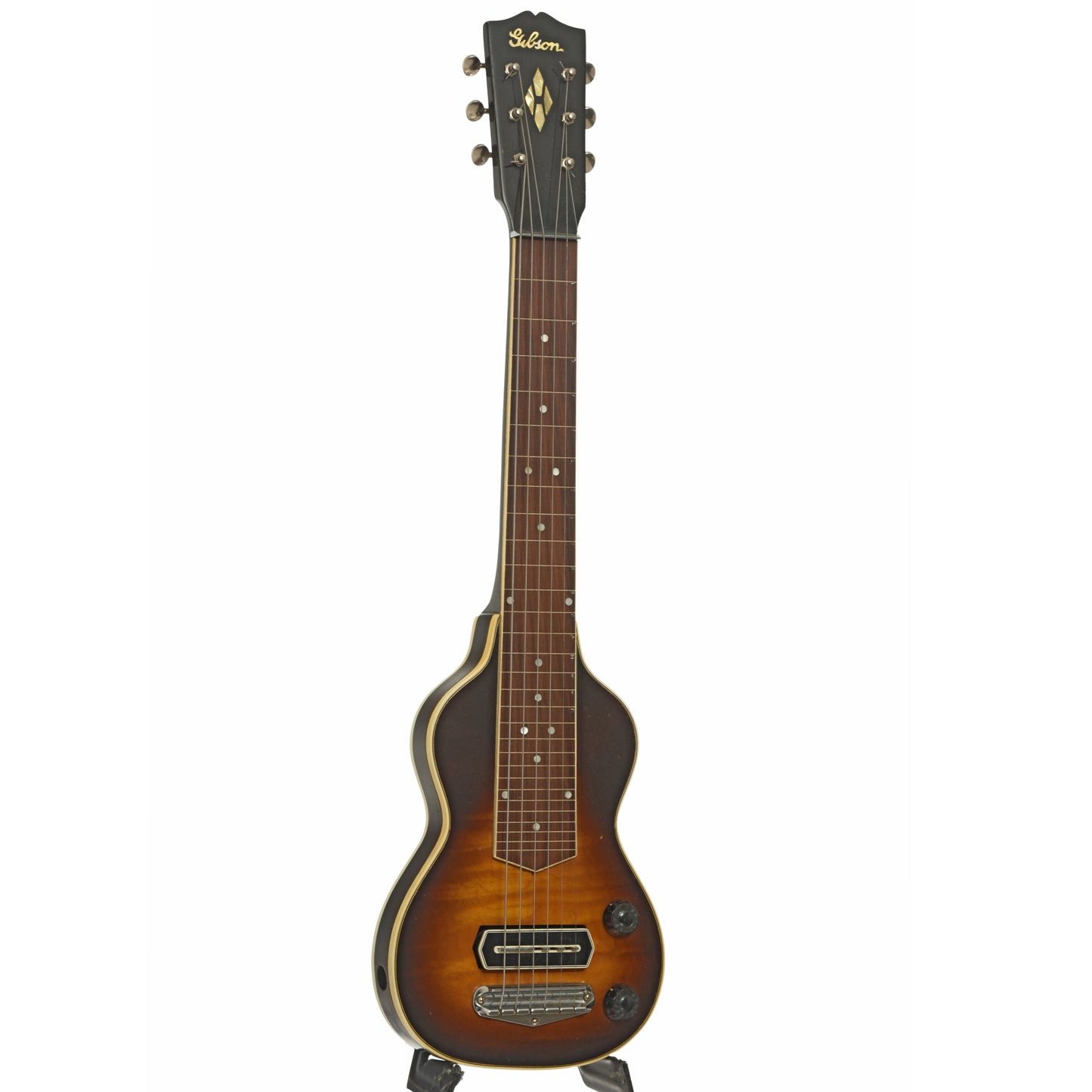 Full front and side of Gibson EH-150 Lap Steel