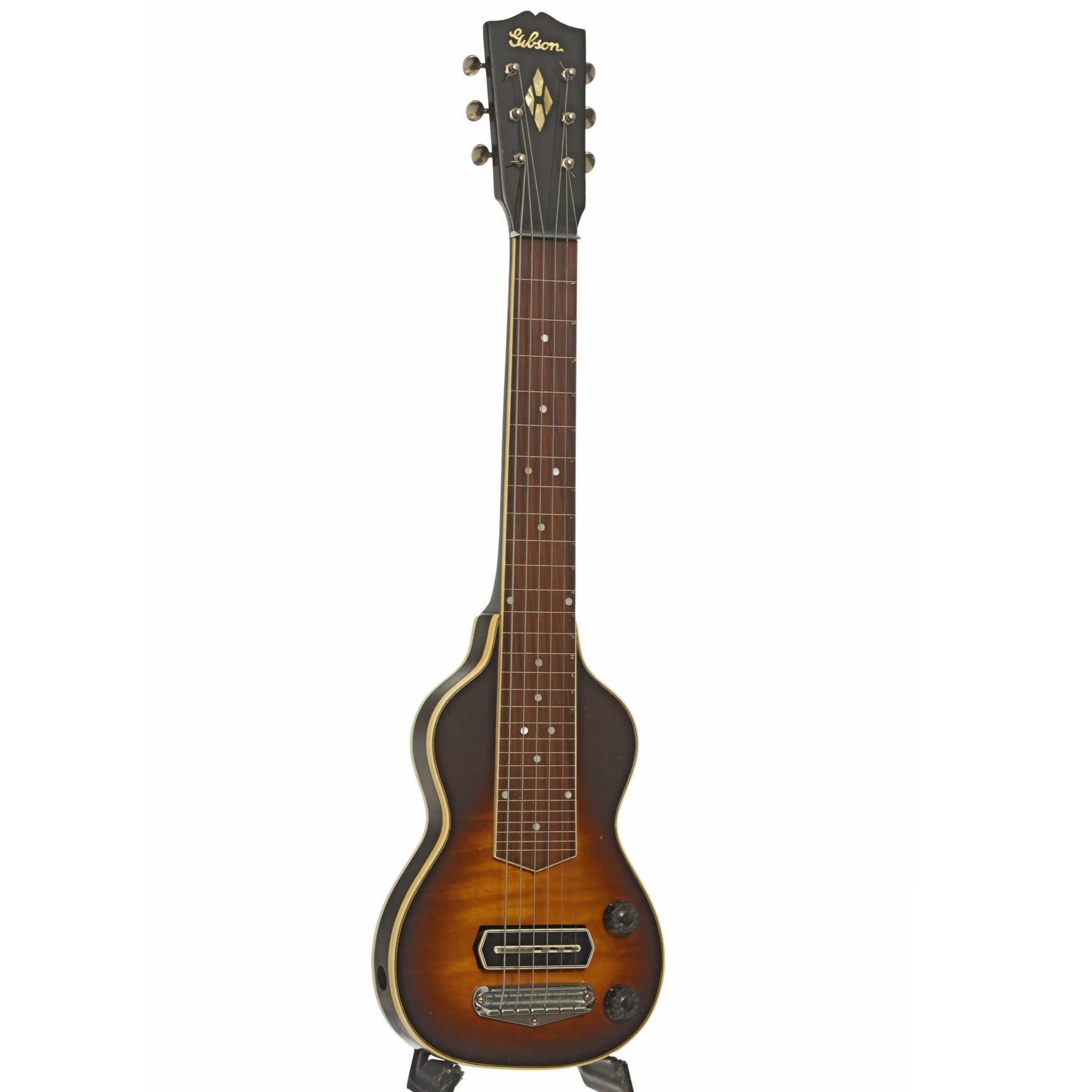 Full front and side of Gibson EH-150 Lap Steel