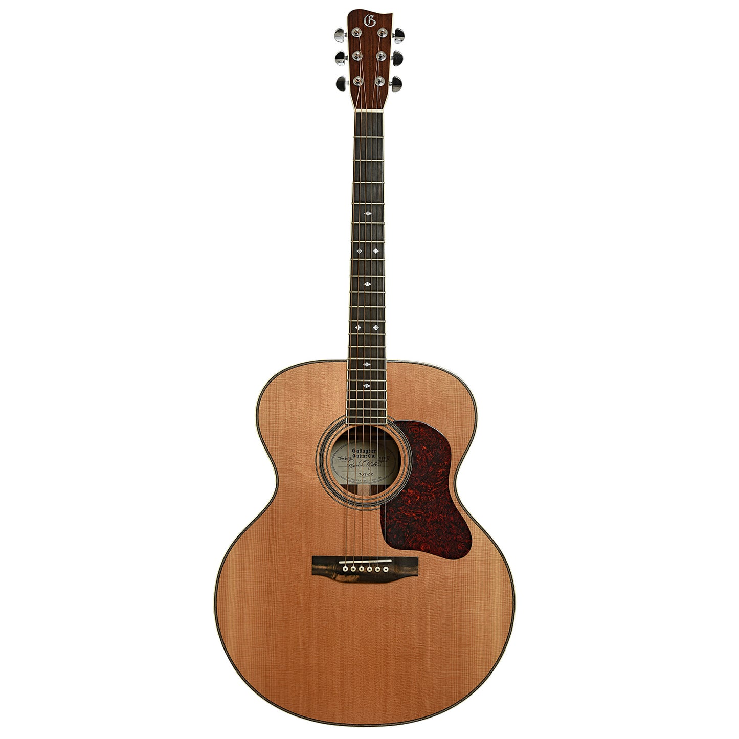 Full front of Gallagher Guitar Co. Jumbo 70 Acoustic Guitar