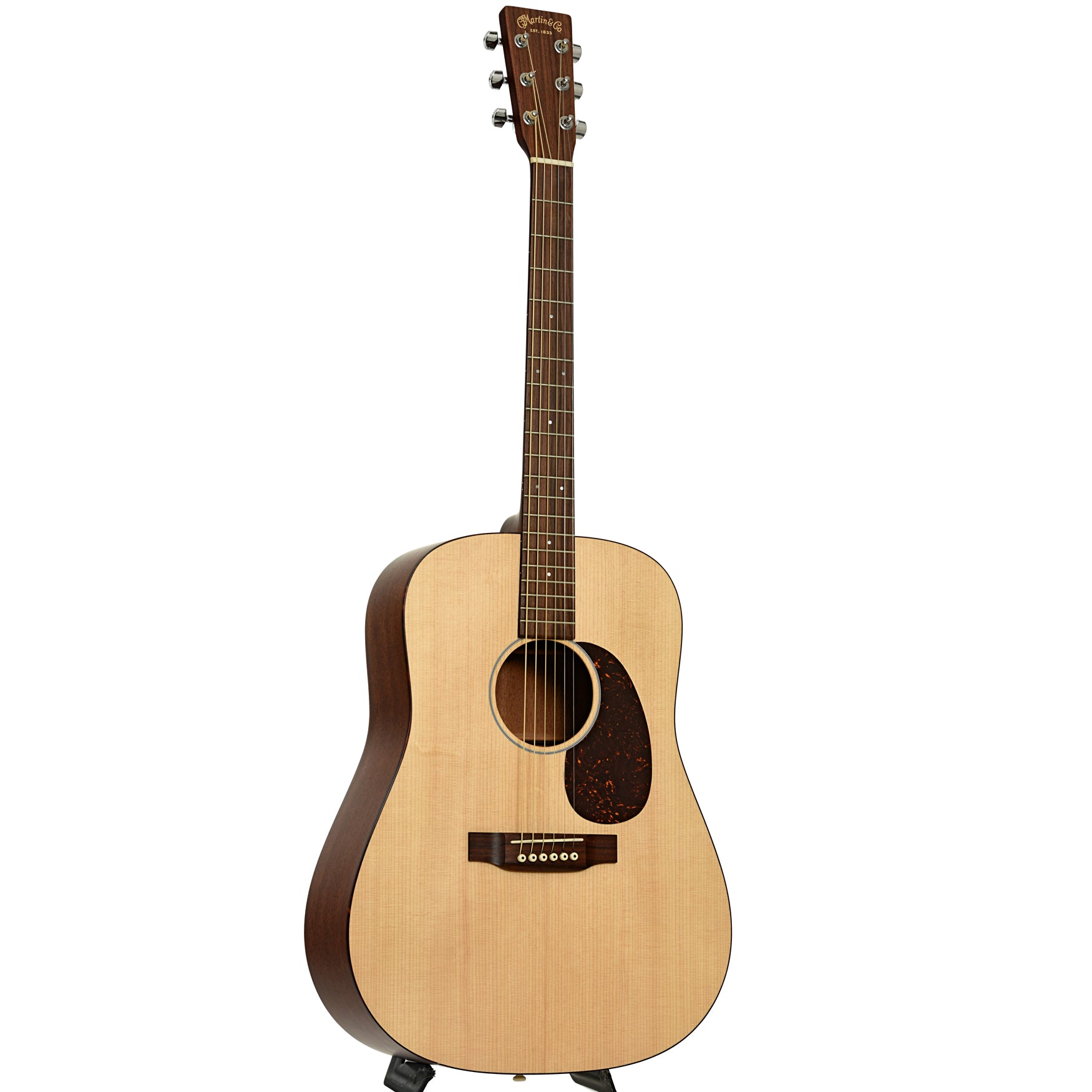 Full front and side of Martin Custom Special D Classic Acoustic Guitar