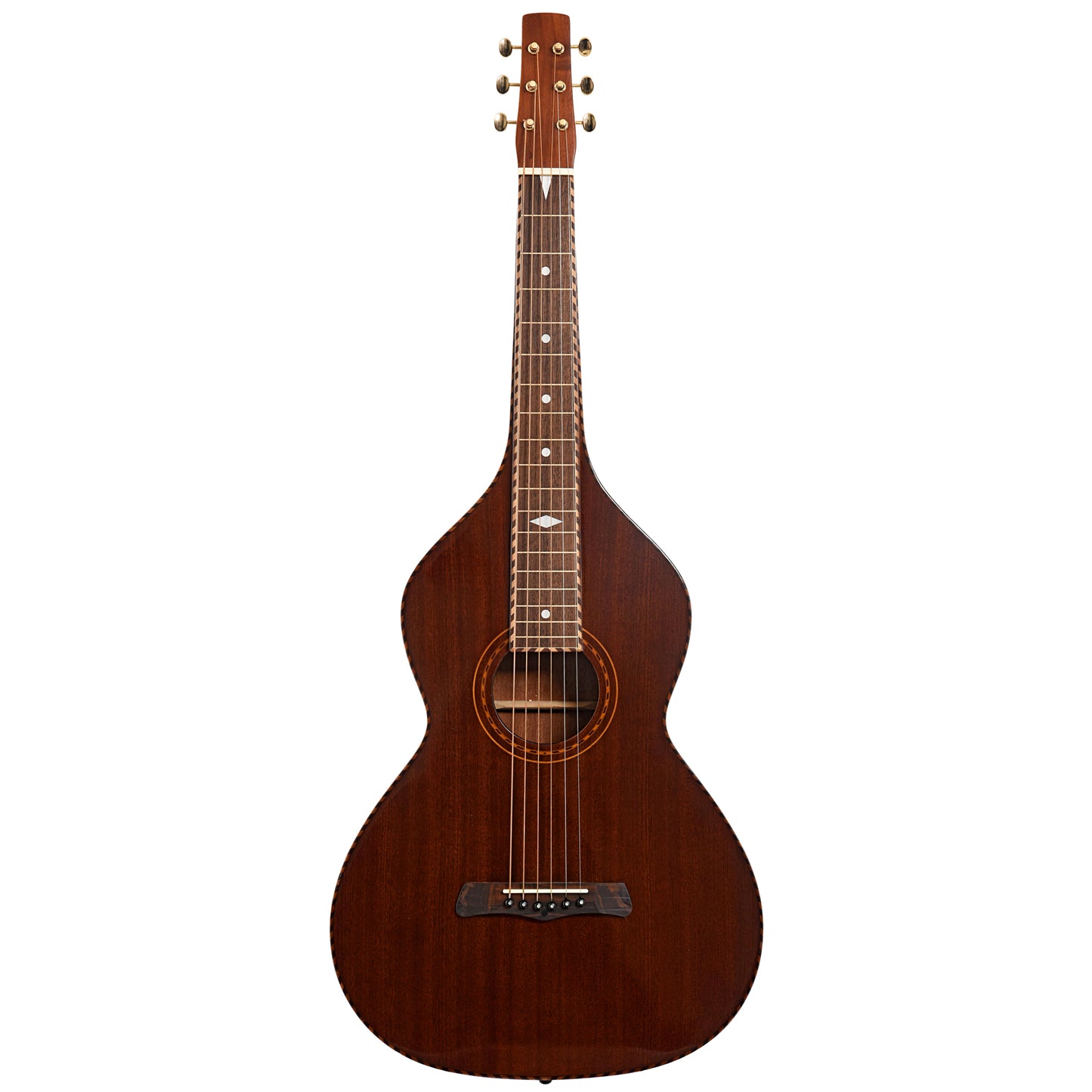 Full front of Gold Tone SM Weissenborn Plus & Case, Shopworn