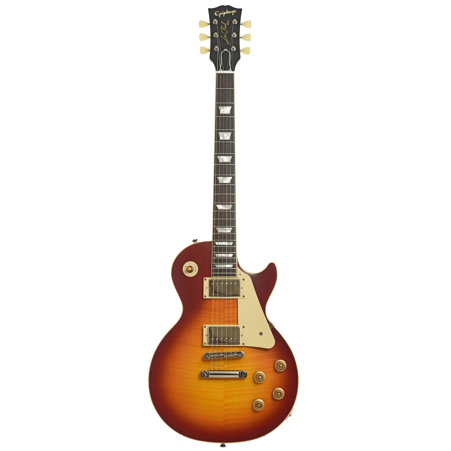 Full front of Epiphone IGC 1959 Les Paul Standard Reissue Electric Guitar    