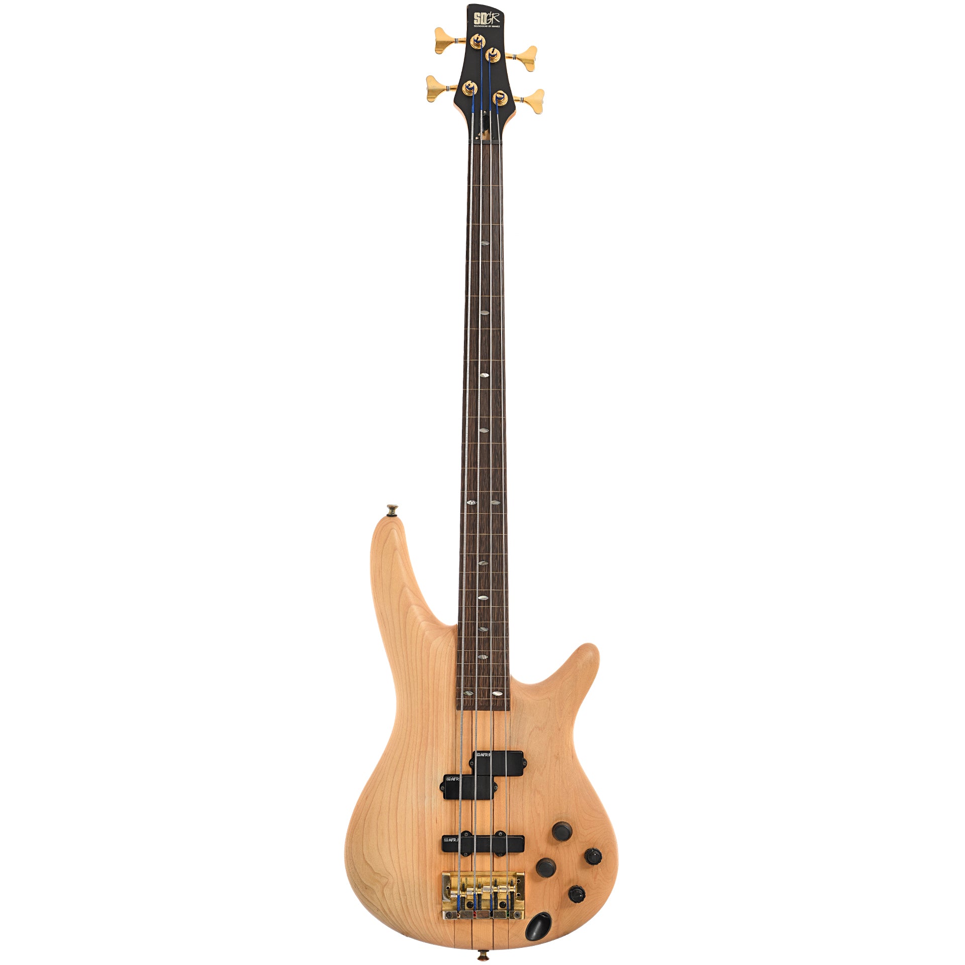 Full front of Ibanez SR2000 Fretless Electric Bass