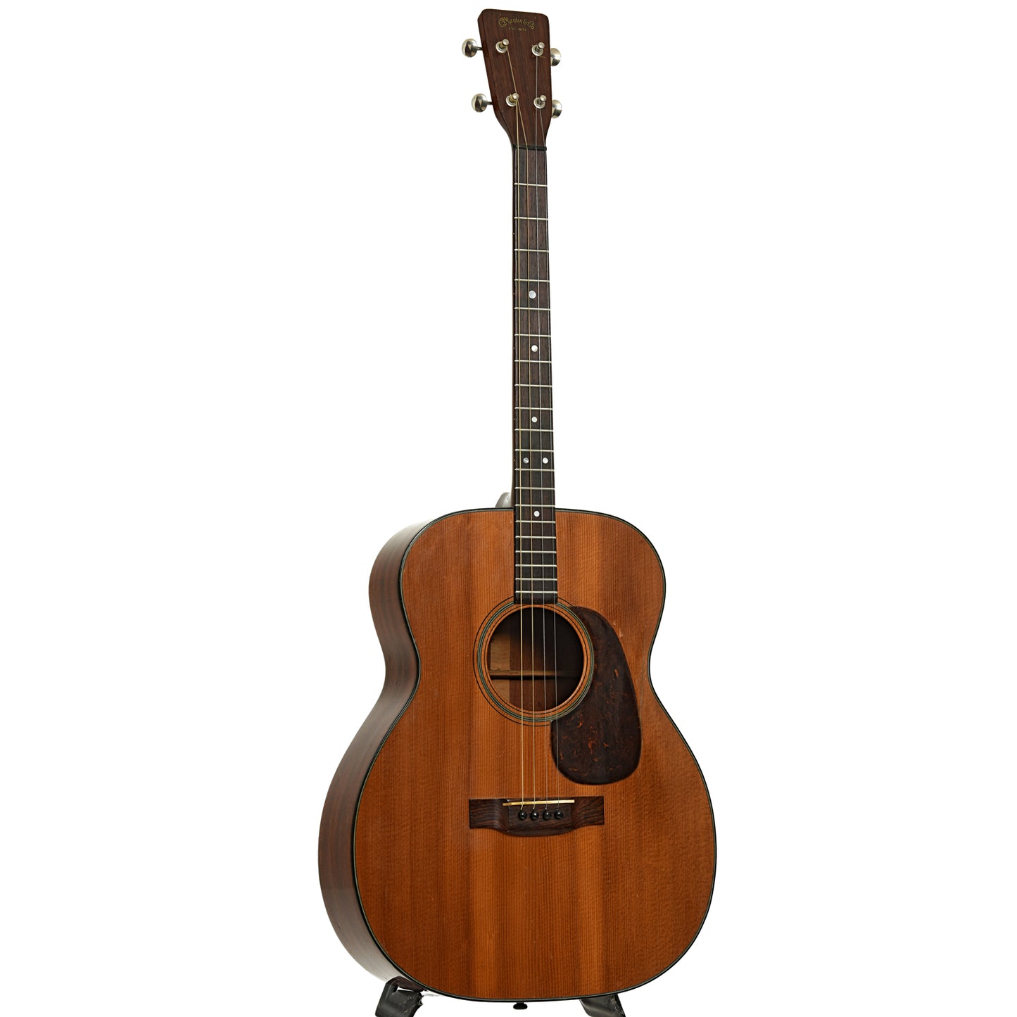 Full front and side of Martin 0-18T Tenor Acoustic Guitar