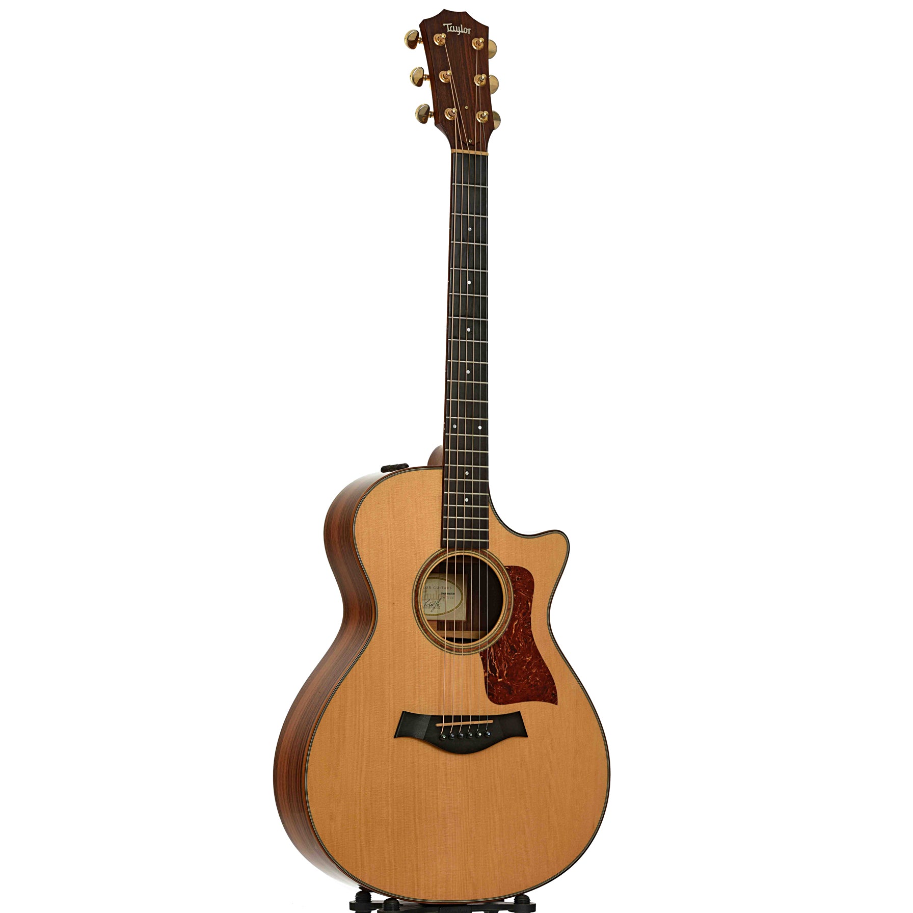 Full front and side of Taylor 712ce Acoustic-Electric Guitar 