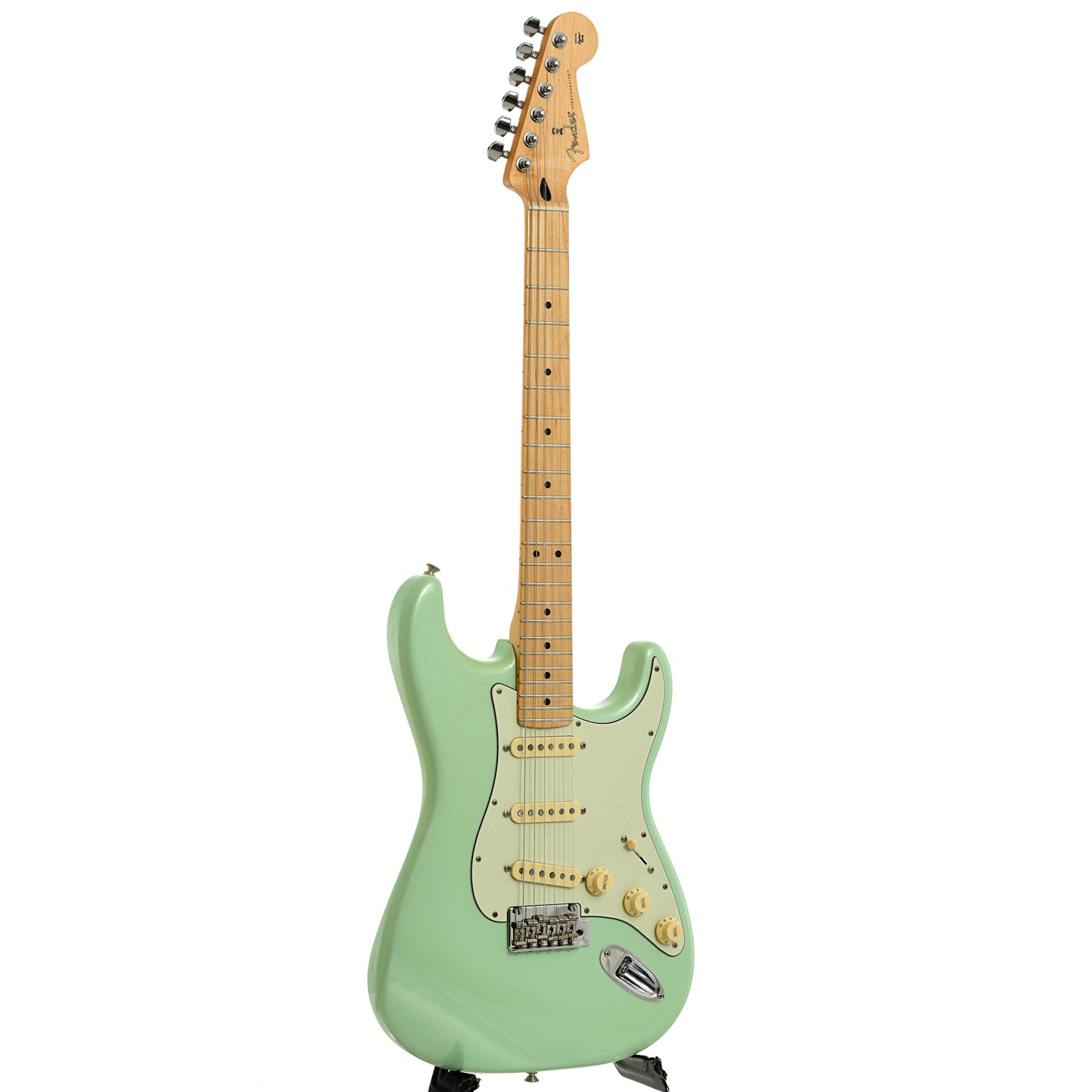 Full front and side of Fender Player Stratocaster Limited Edition Electric Guitar