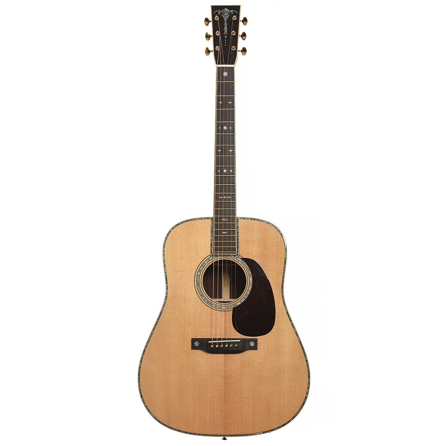 Full front of Martin D-42 Modern Deluxe Acoustic Guitar 