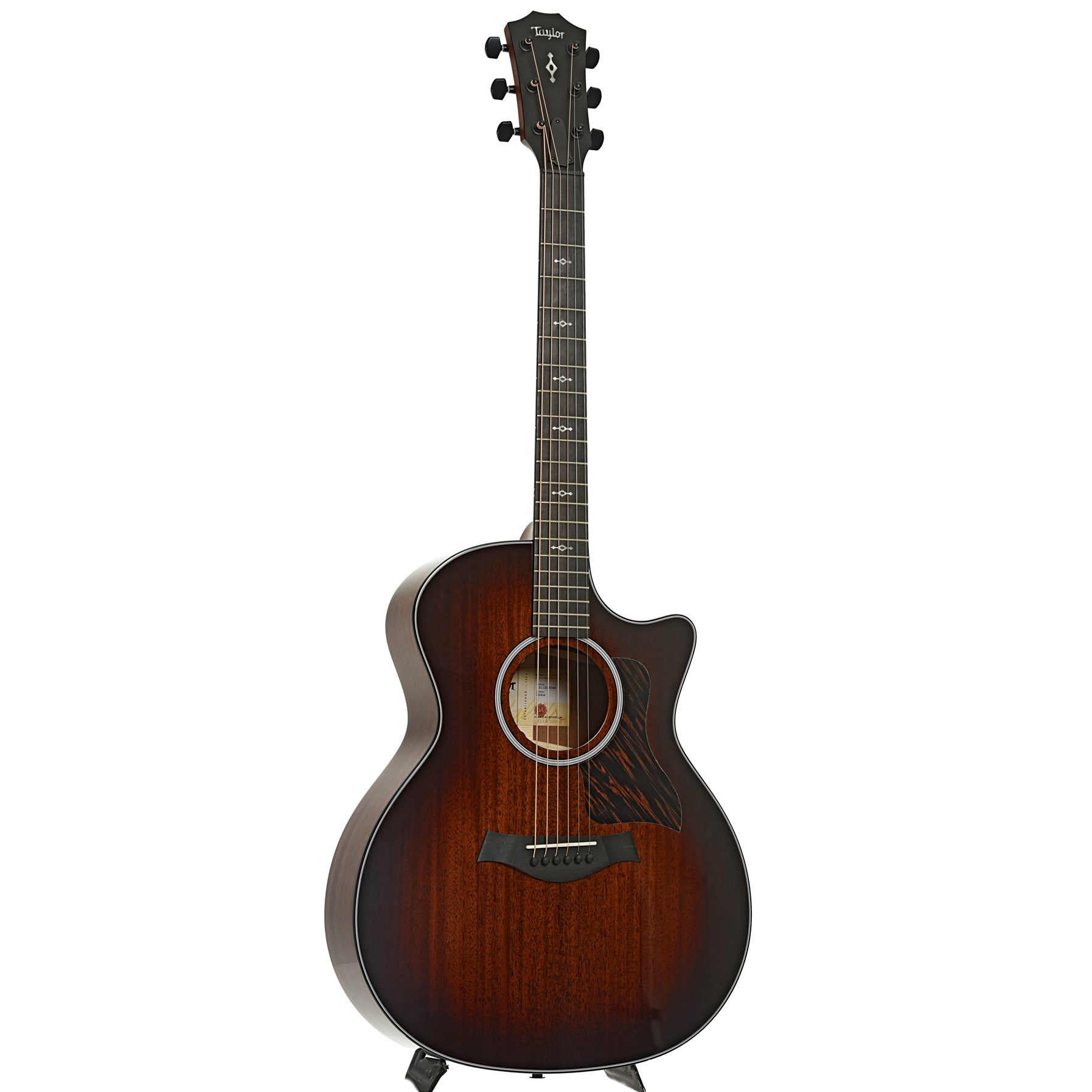 Full front and side of Taylor Next Generation 324ce Acoustic Guitar