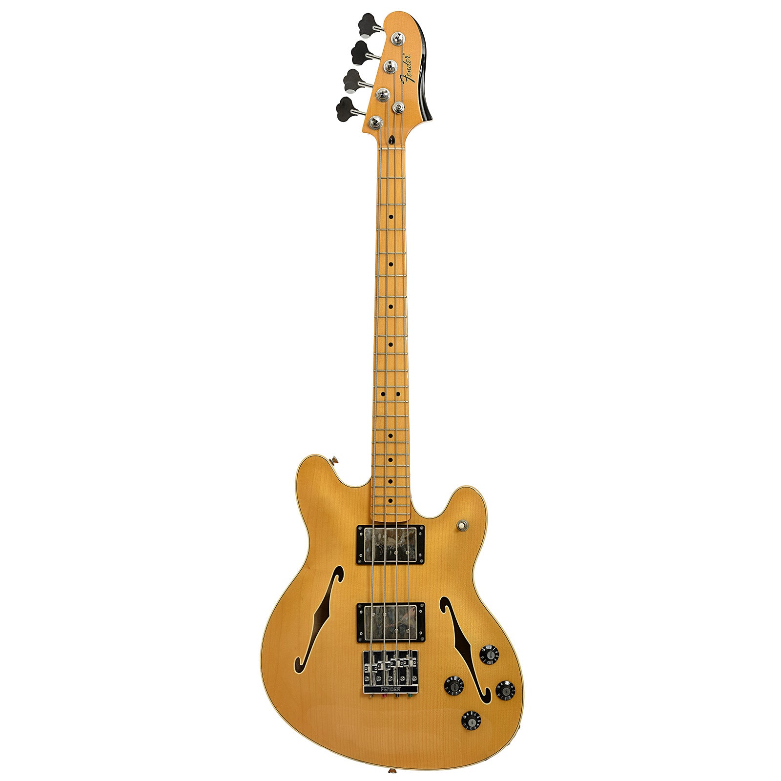 Full front of Fender Starcaster Hollowbody Electric Bass 