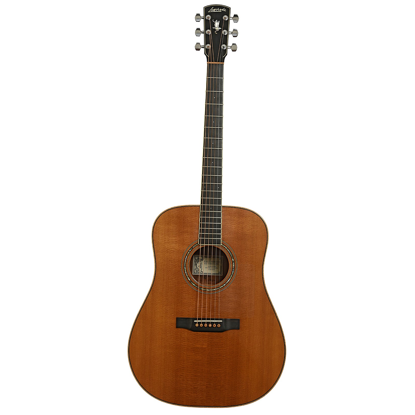 Full front of Larrivee D-09 Brazilian Acoustic Guitar