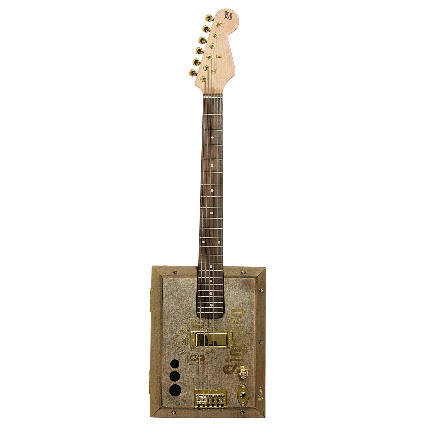 Get Down Guitars Cigar Box Electric Guitar