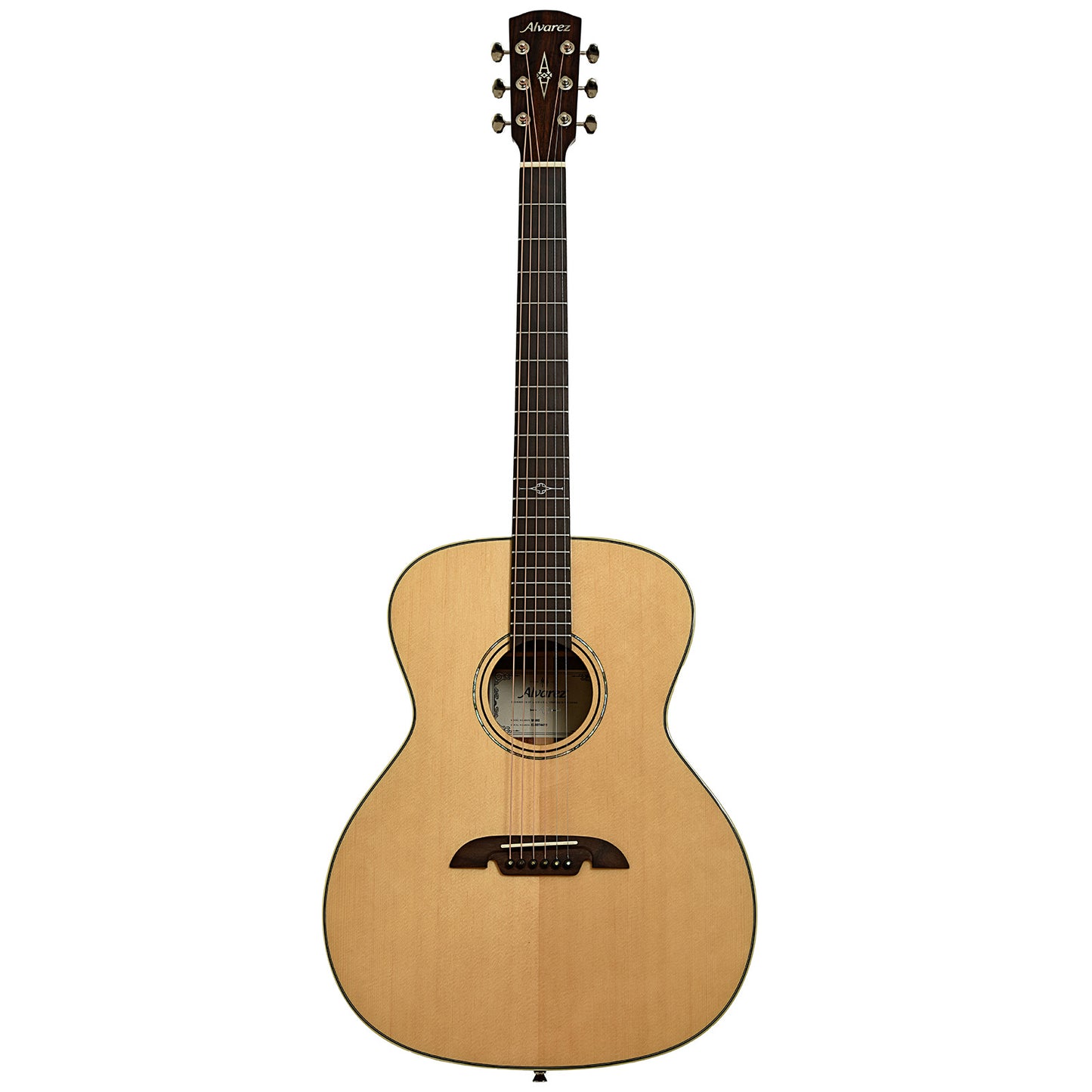 Full front of Alvarez Masterworks Series MG60 Grand Auditorium Acoustic Guitar