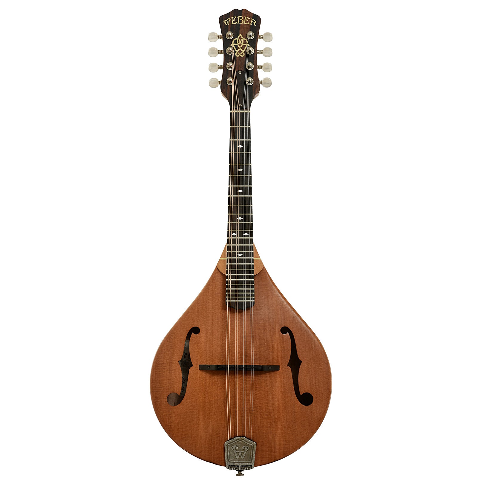 Full front of Weber Hyalite Mandolin 