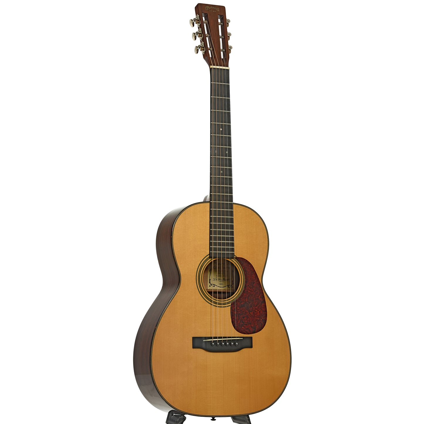 Front and side of Martin Limited Edition 00-21 Golden Era Acoustic Guitar 