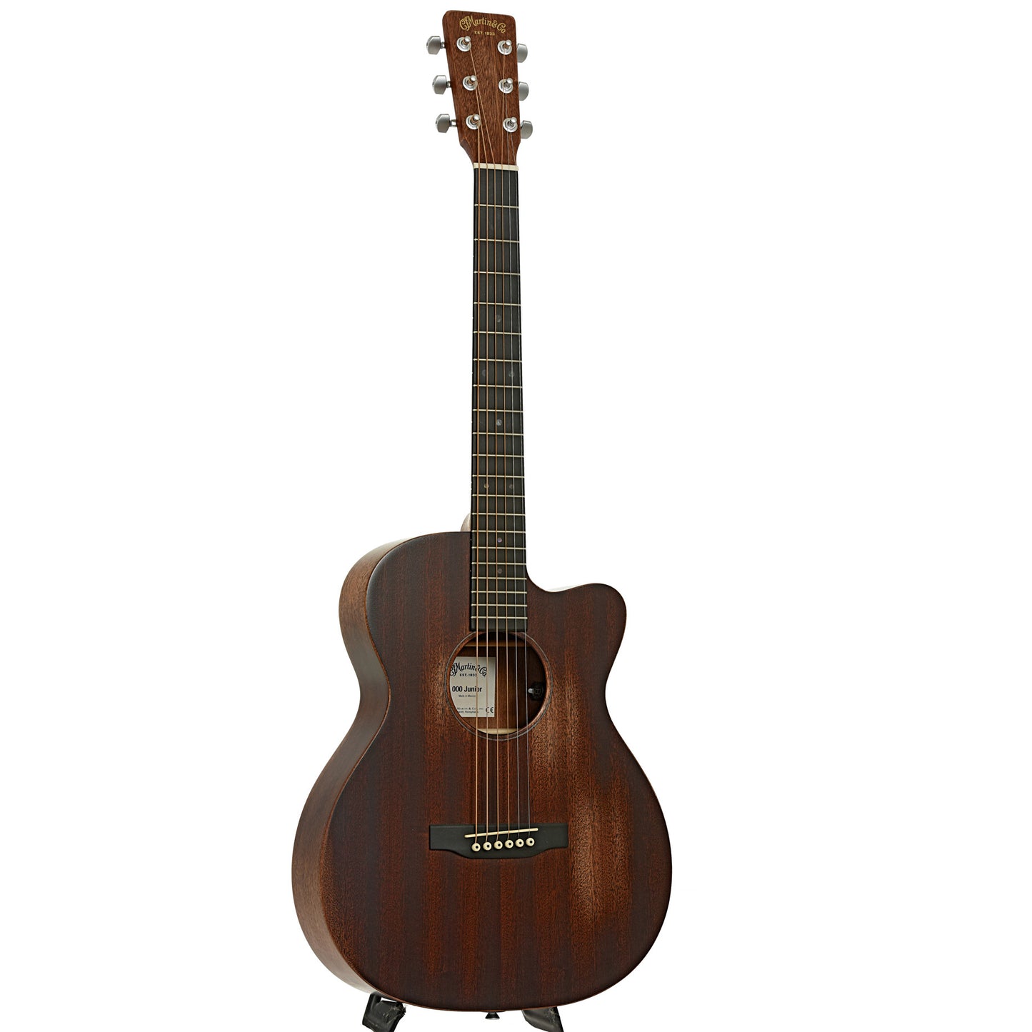 Full front and side of Martin 000C-JRE StreetMaster Junior Acoustic Electric Guitar