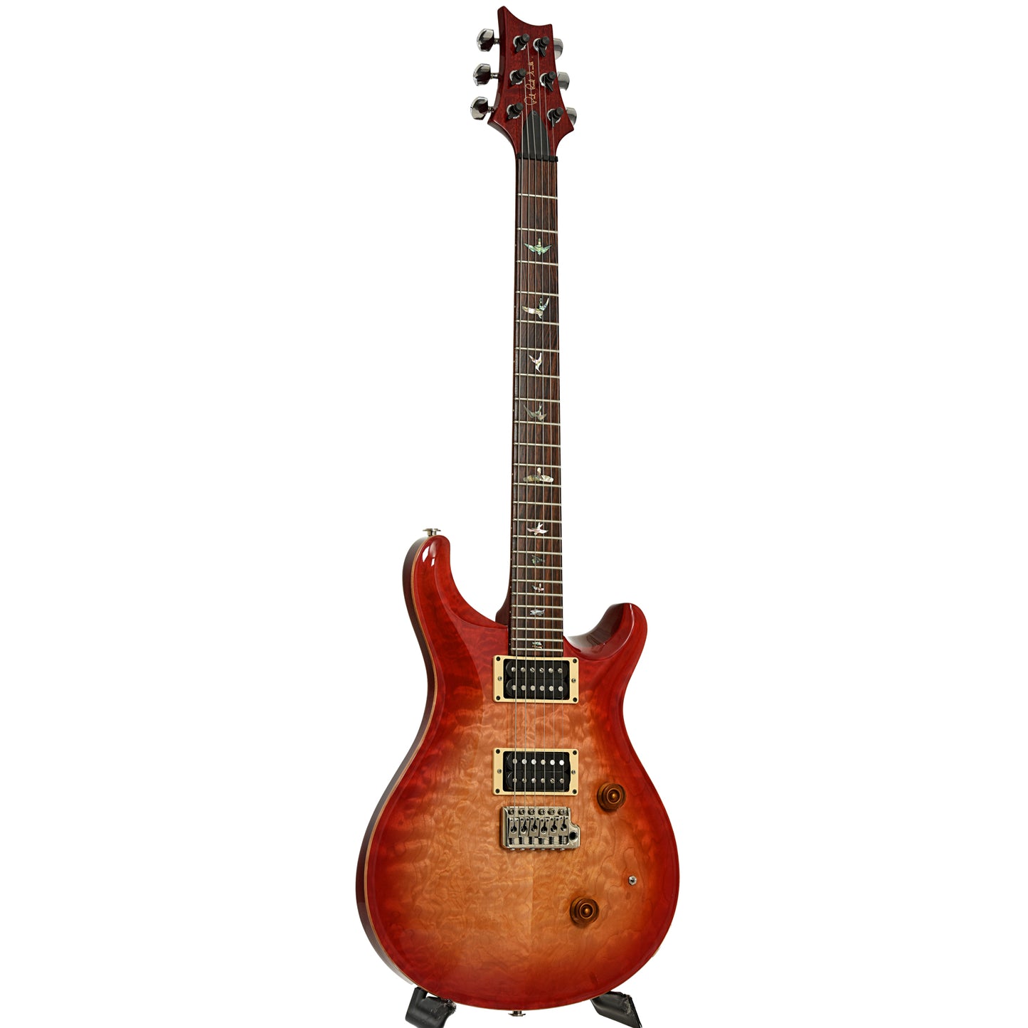 Full front and side of PRS Custom 24 Electric Guitar 