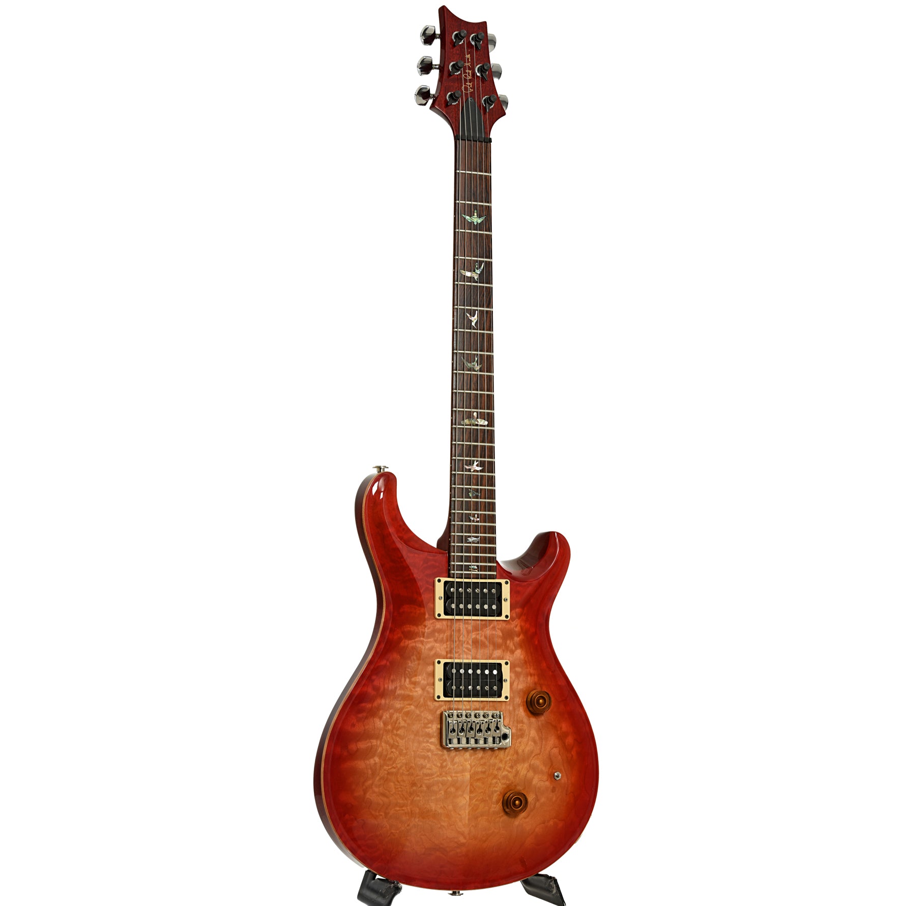 Full front and side of PRS Custom 24 Electric Guitar 
