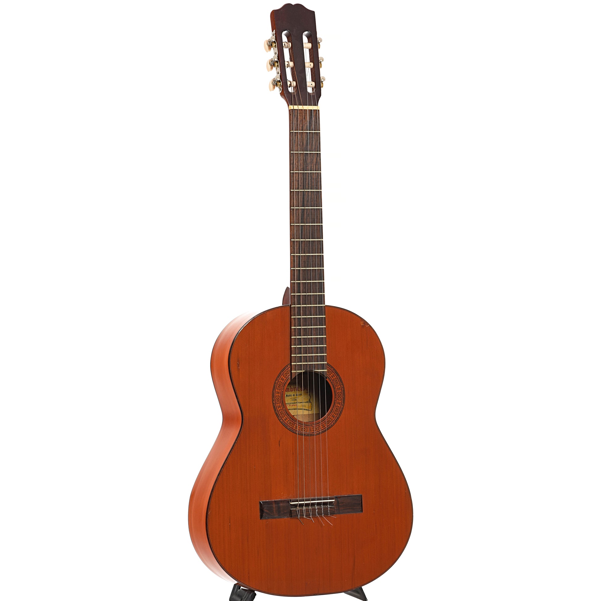 Full front and side of Alhambra Flamenco Acoustic Guitar (1976)