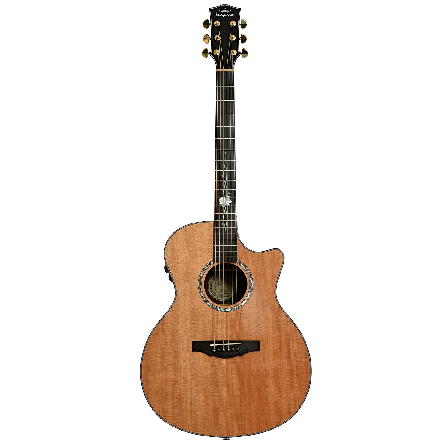 Full front of Kepma GA2-120A Acoustic Guitar