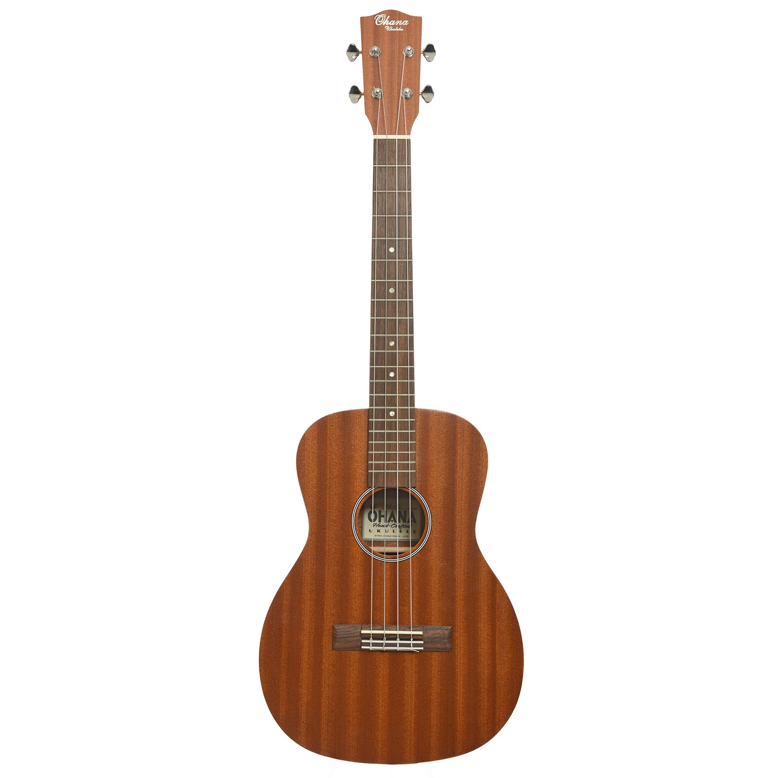                                                                          Full front of Ohana BK-10 Baritone Ukulele