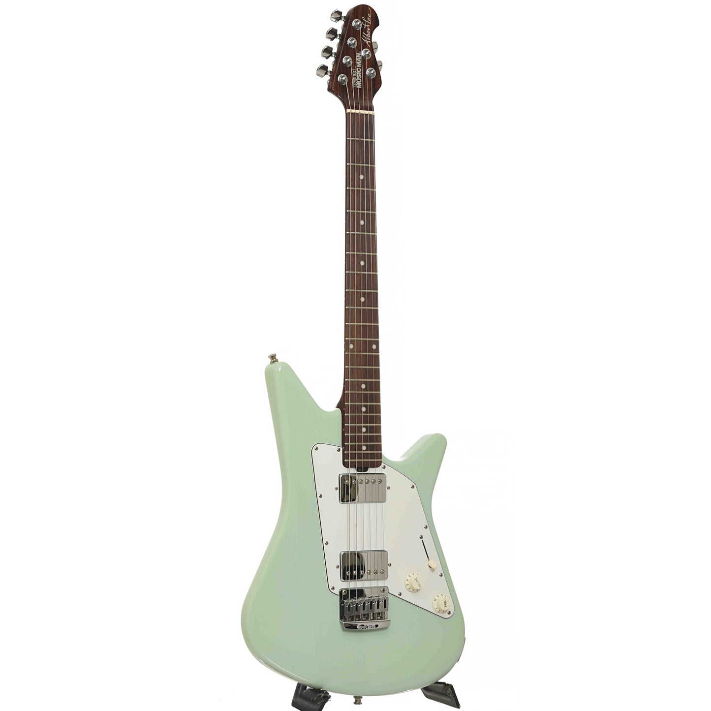 Full Front & Side of Ernie Ball Music Man Albert Lee HH