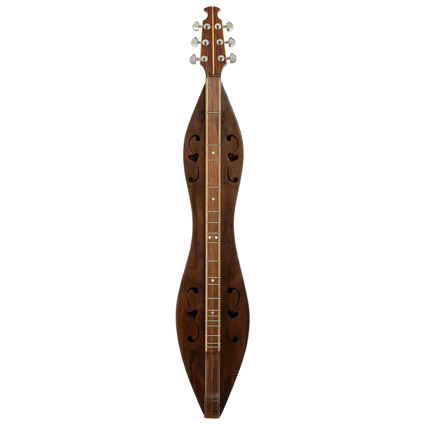 Full front of Daniel Doty 6-String Mountain Dulcimer 