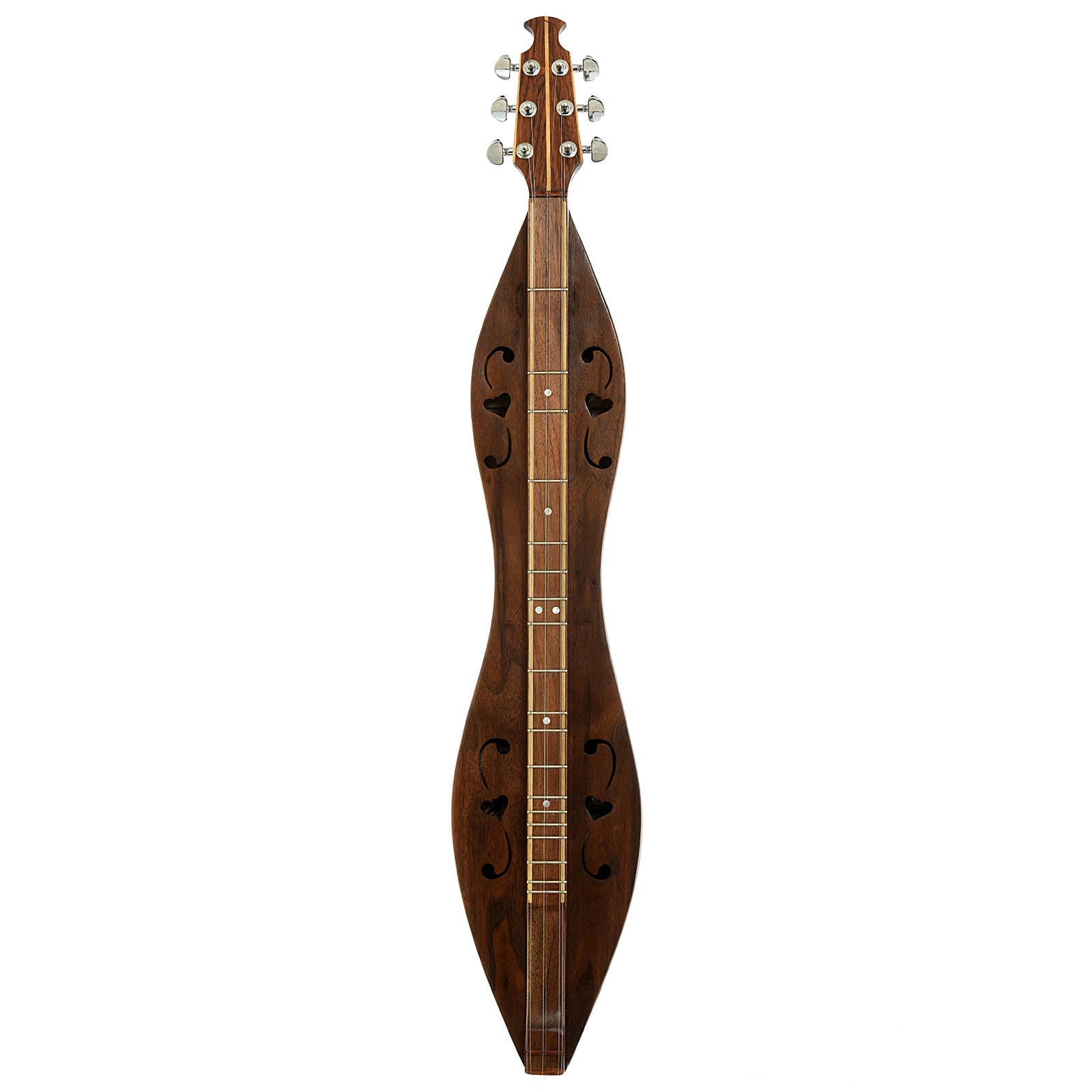 Full front of Daniel Doty 6-String Mountain Dulcimer 