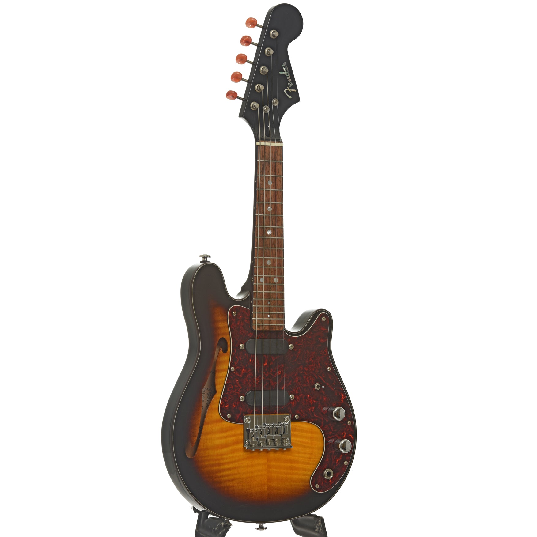 Full front and side of Fender FM-60E 5-String Electric Mandolin 