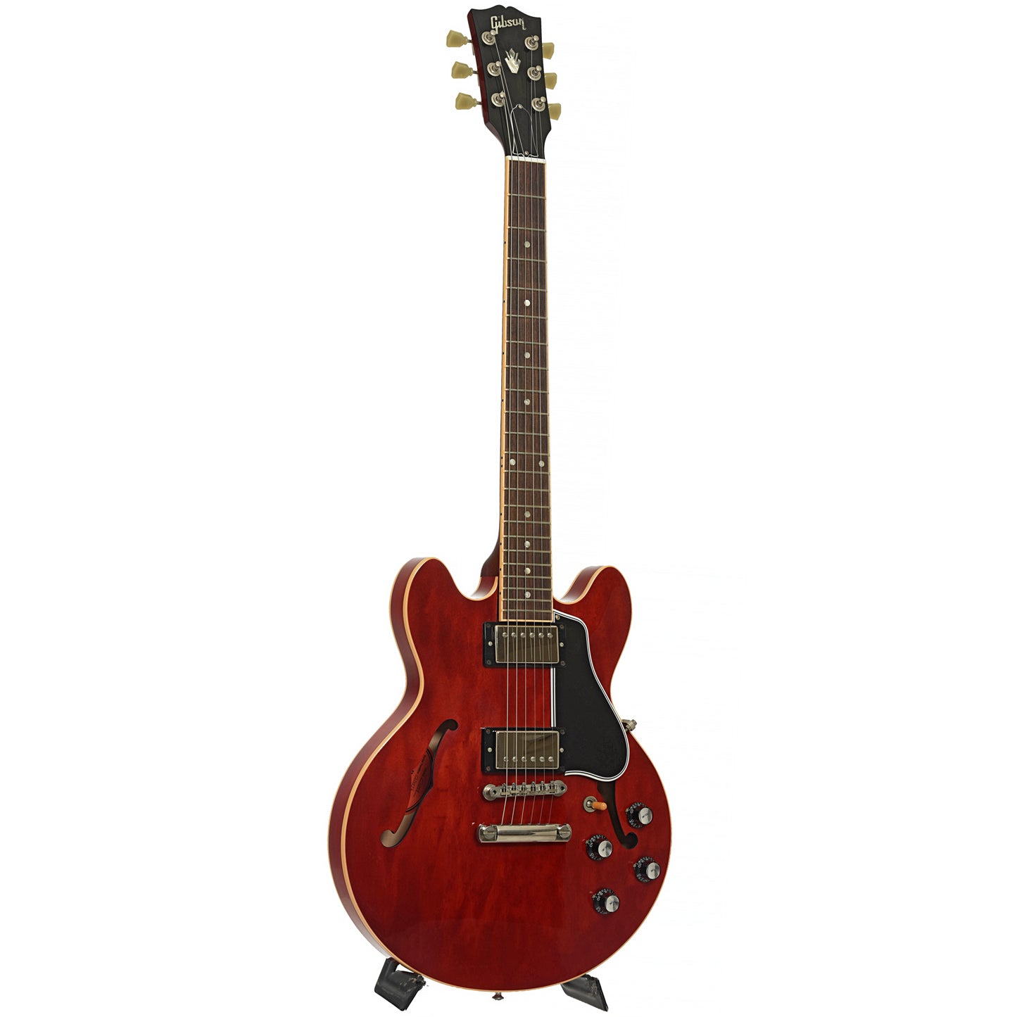Full front and side of Gibson Custom Shop ES-339 Hollowbody Electric Guitar