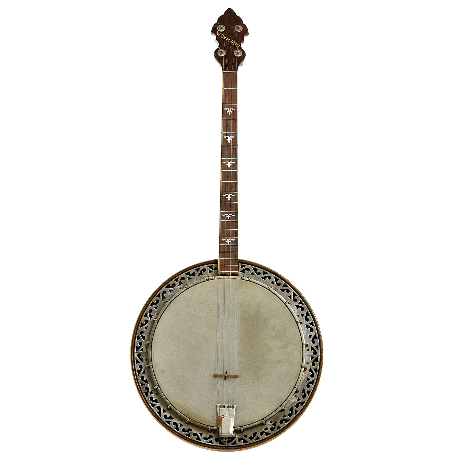 Full front of Weymann Style 85 Tenor Banjo