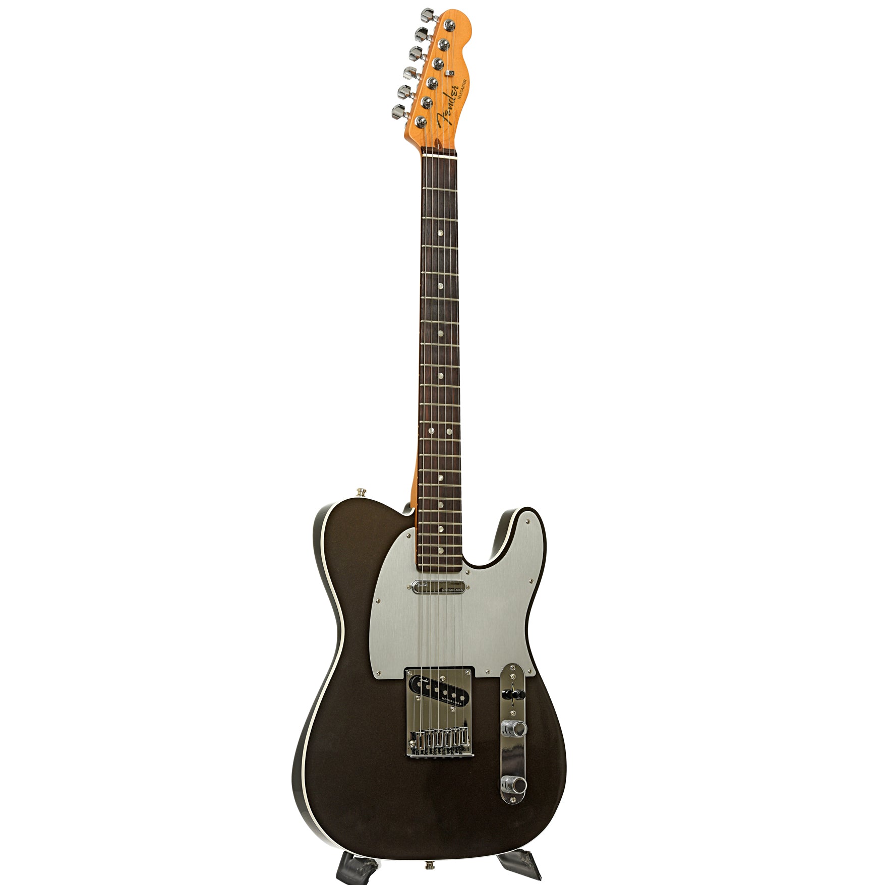 Full front and side of Fender American Ultra Telecaster-TXT Electric Guitar