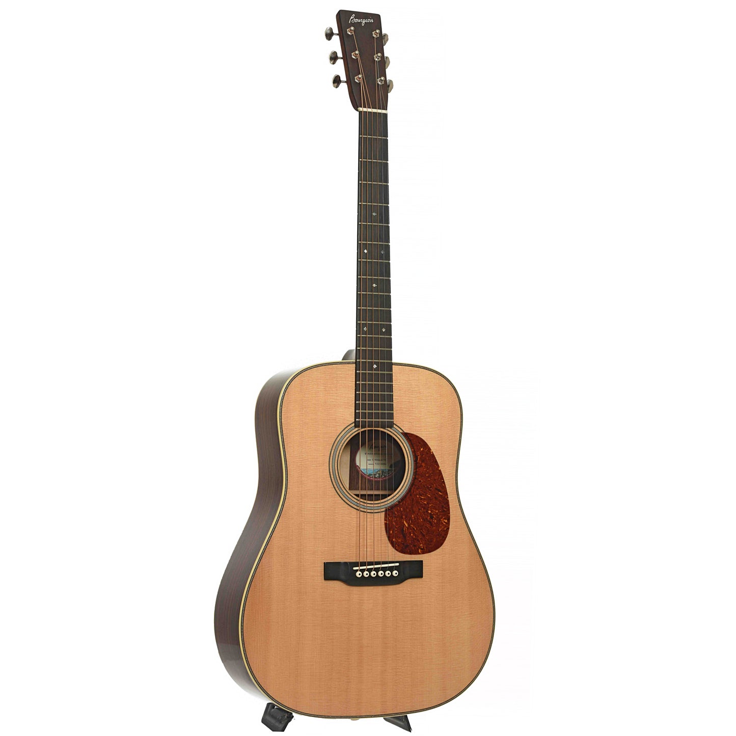 Full front and side of Bourgeois Touchstone Series Vintage Dreadnought
