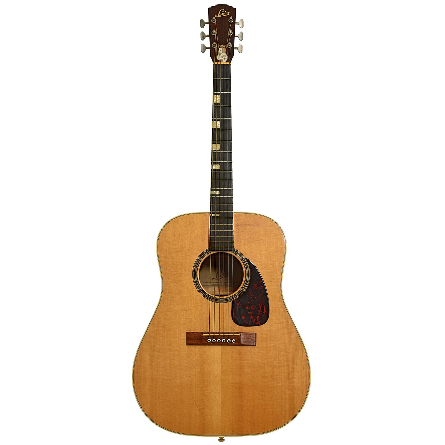 Full front of Levin LT-18 Goliath Acoustic Guitar