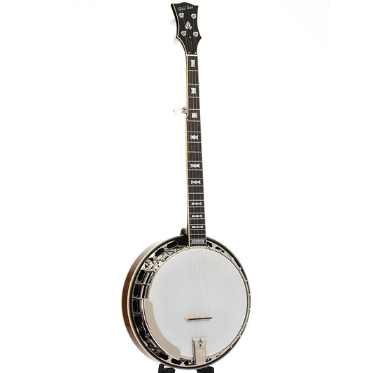 Full front and side of Gold Tone Mastertone OB-2 Bowtie Banjo