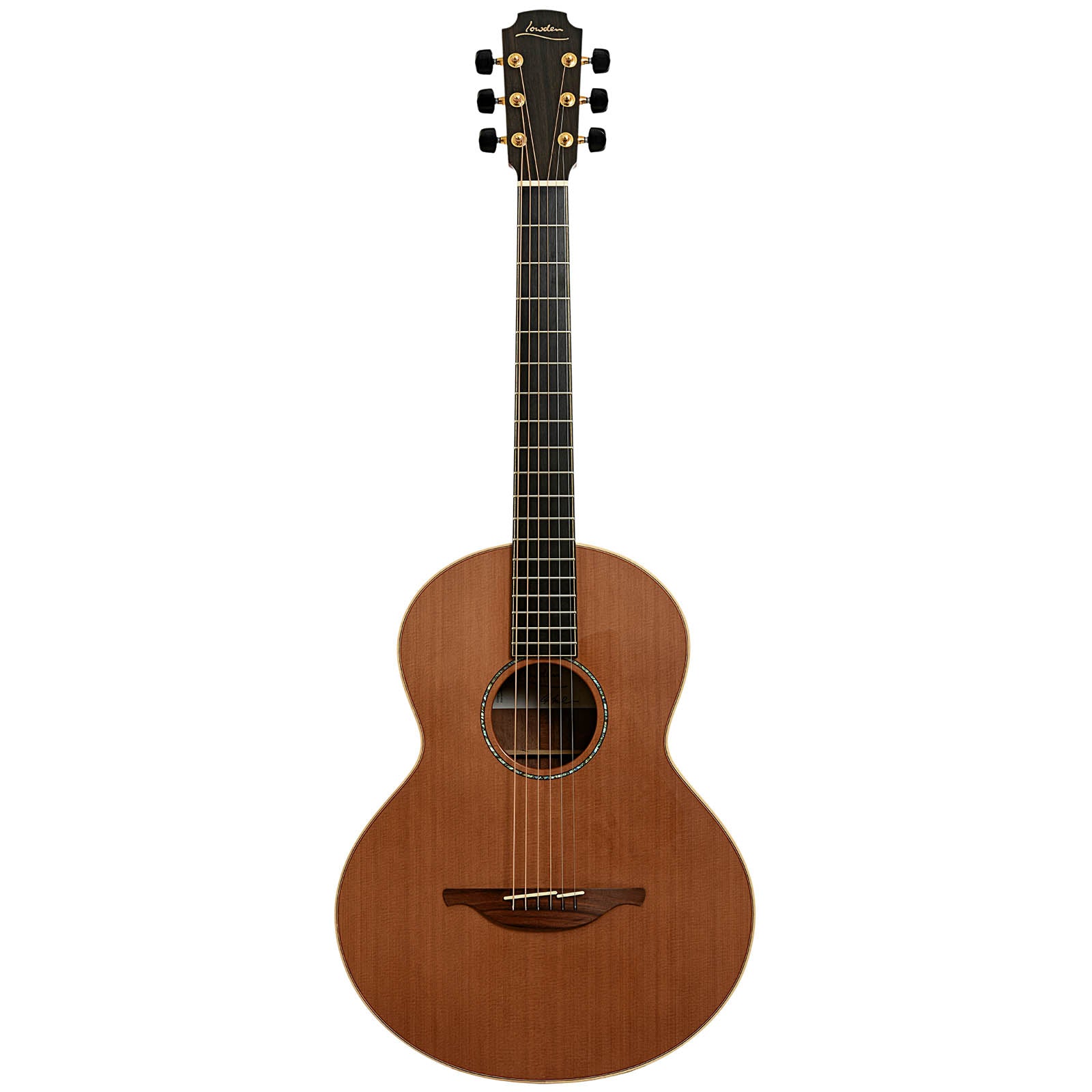 Full front of Lowden S35 12-Fret Acoustic Guitar