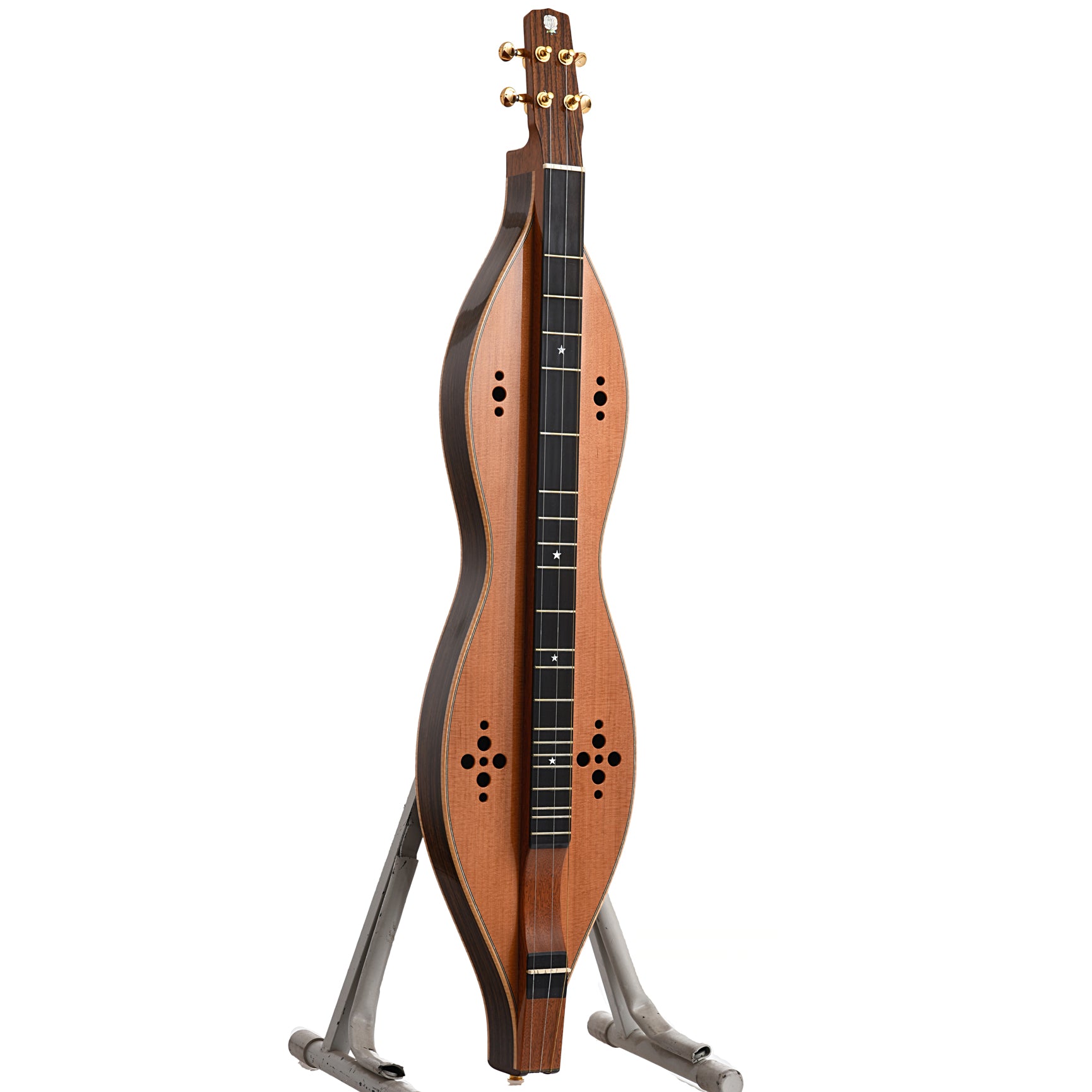Full front and side of Blue Lion II-R Appalachian Dulcimer (2004)