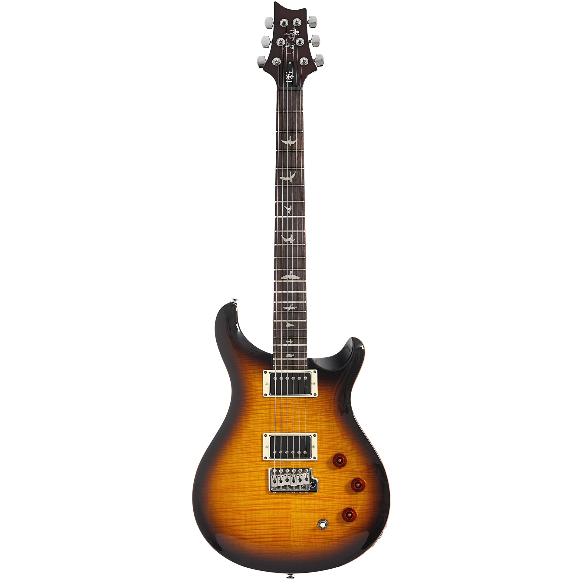 Full front f PRS SE DGT, McCarty Tobacco Sunburst