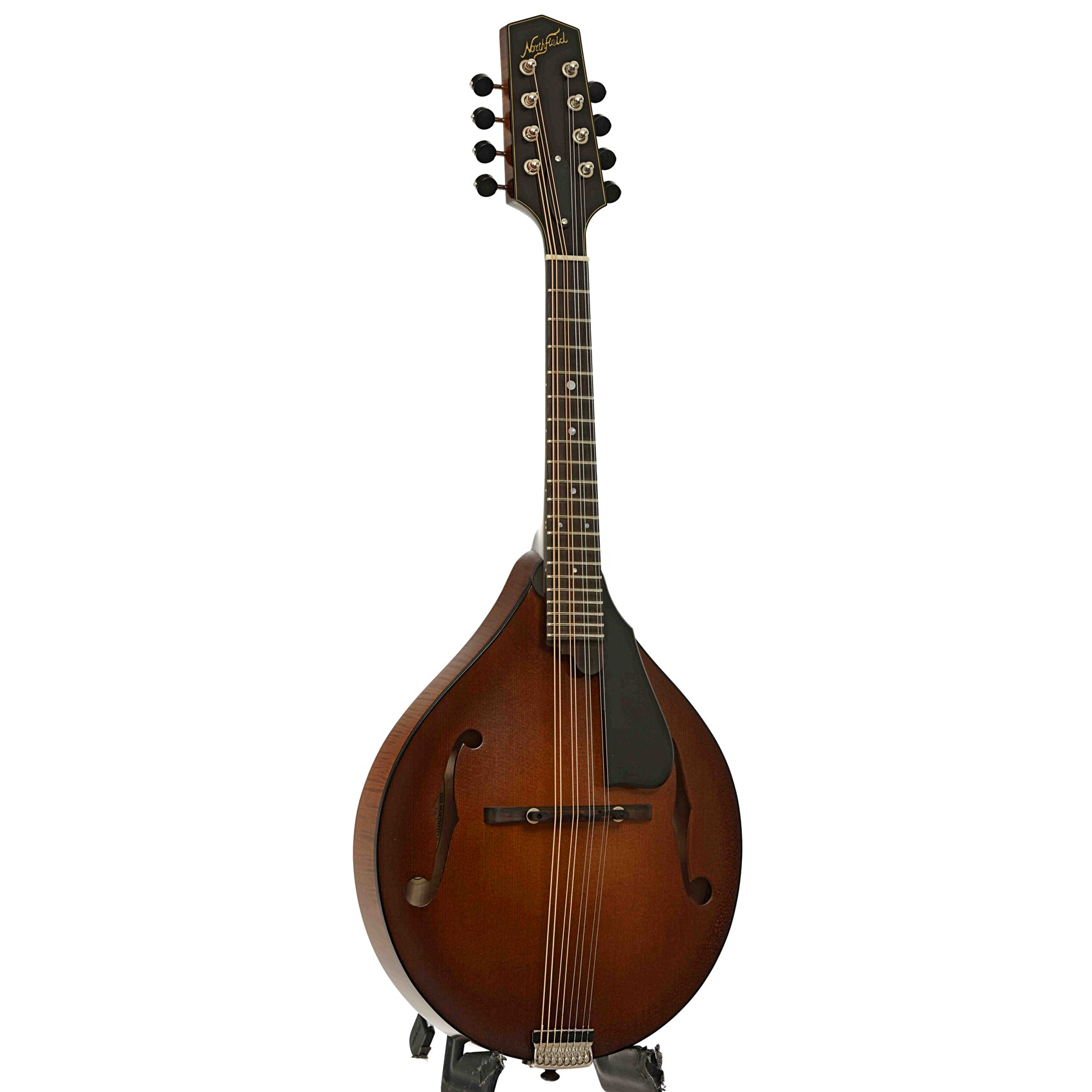Full front and side of Northfield Workshop NFM-A5 Mandolin