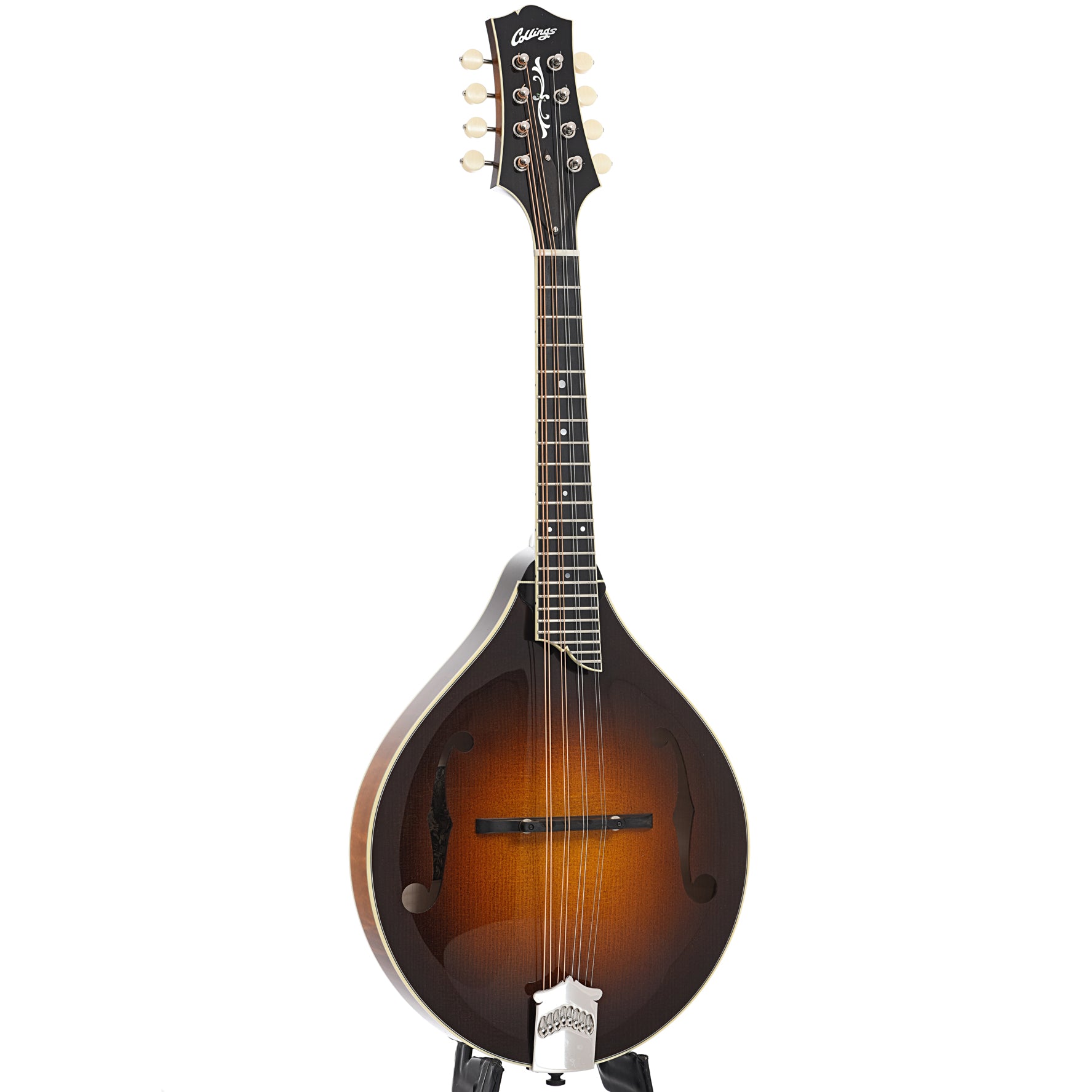Full front and side of Collings MT2 A-Model Mandolin 