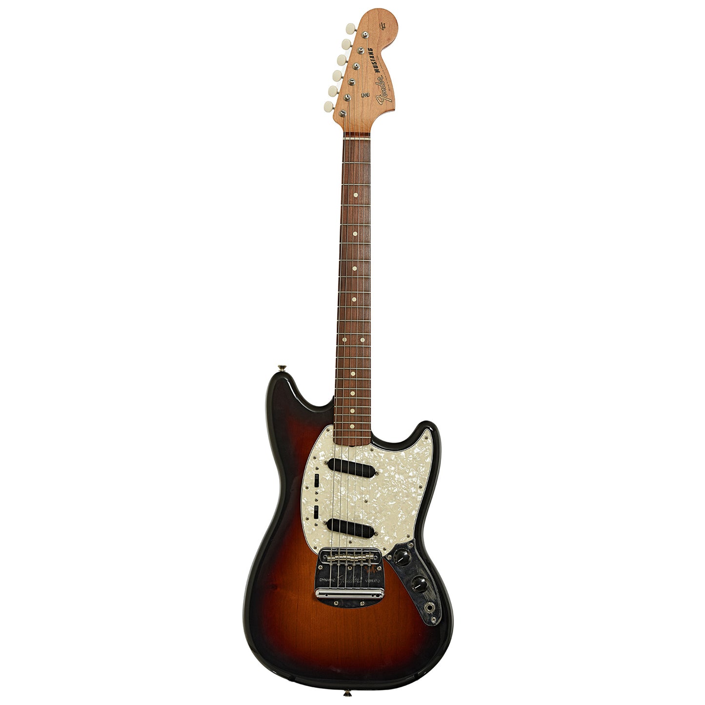 Full front of Fender Mustang Electric Guitar