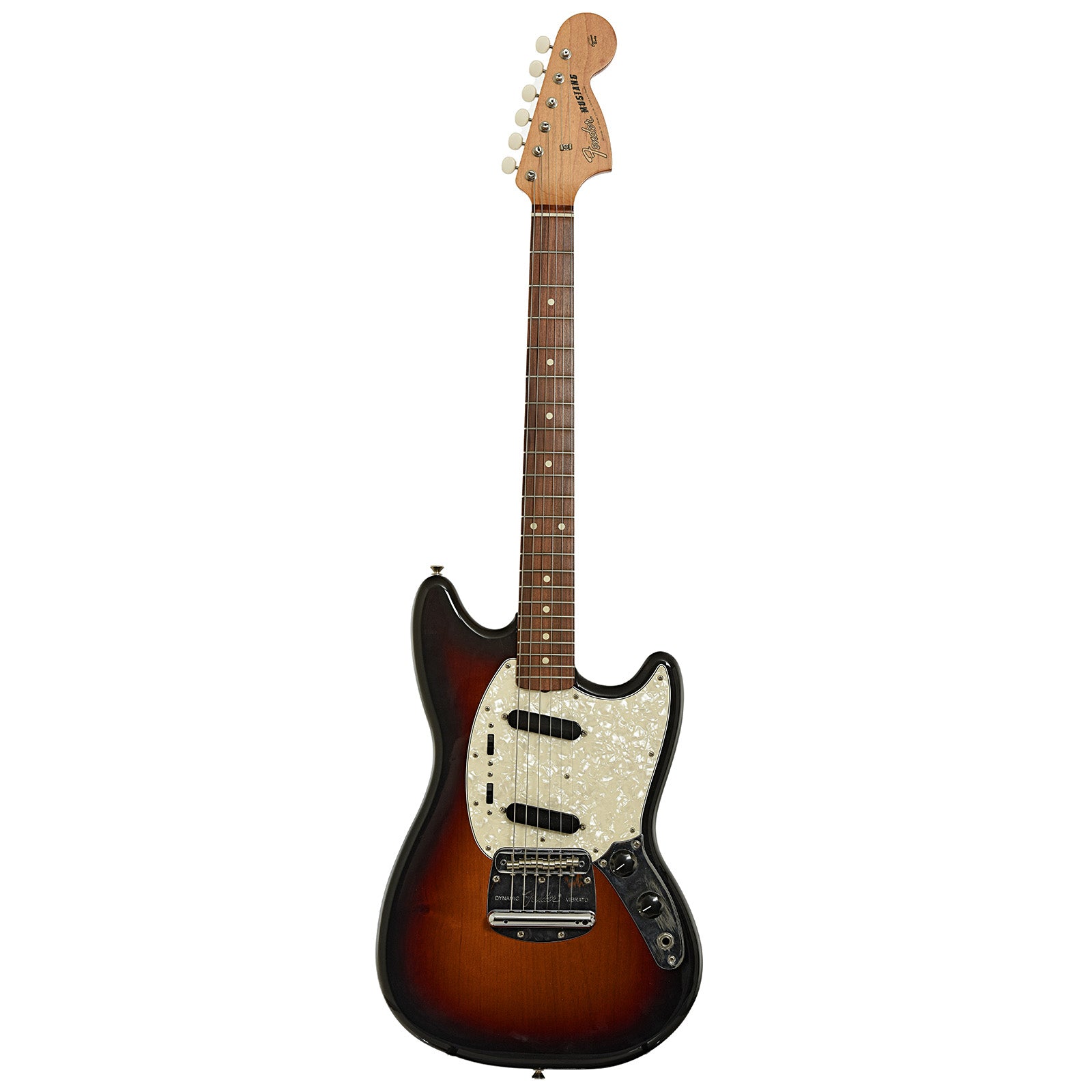 Full front of Fender Mustang Electric Guitar